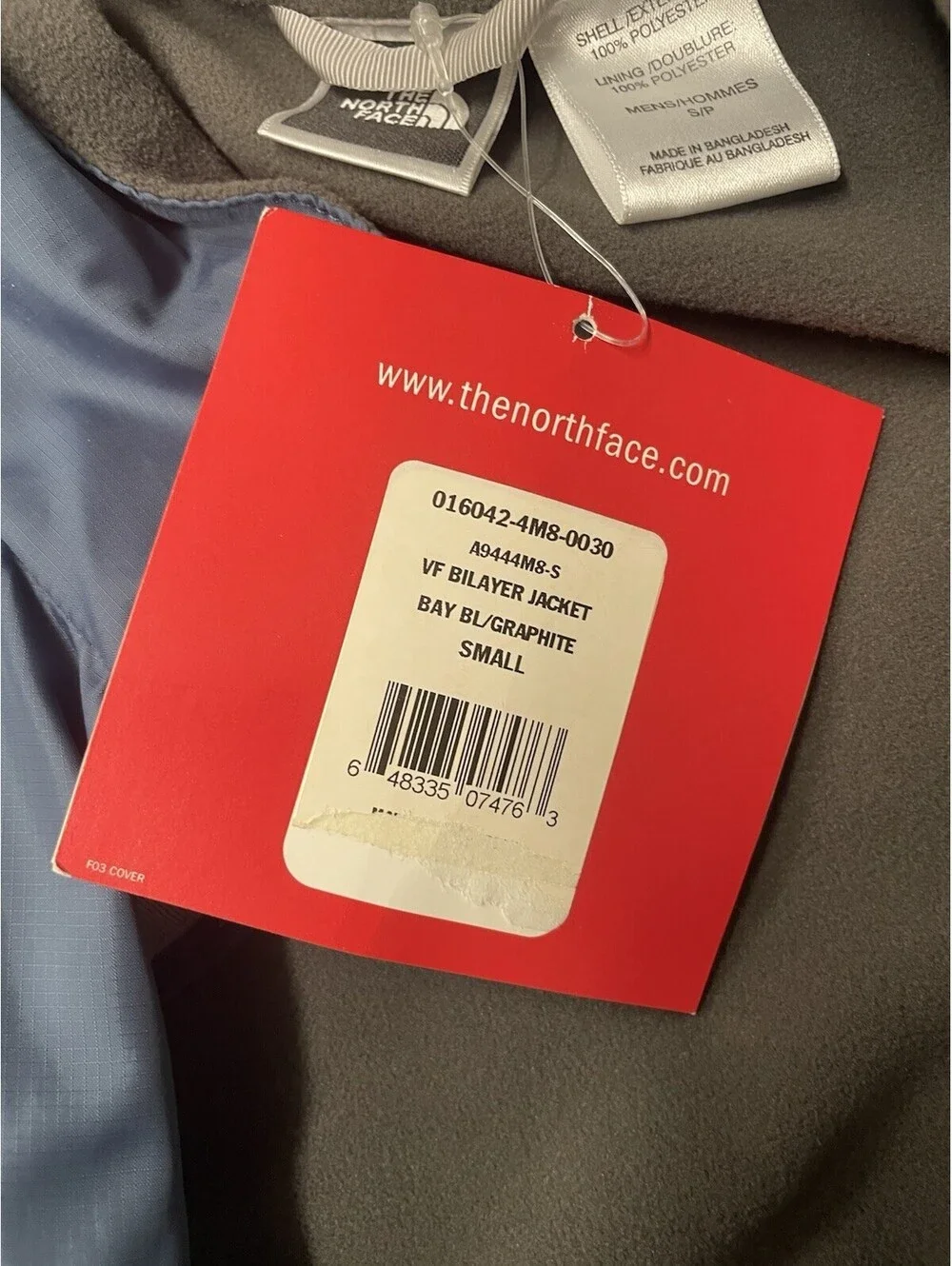North Face Vf Bilayer Jacket Men’s Small